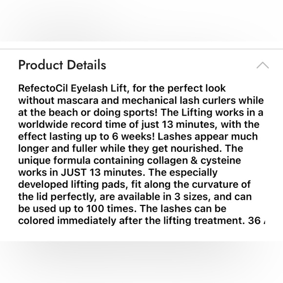 Refectocil Lash Lift Kit 36 Applications - Picture 3 of 4